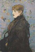 Edouard Manet L'automne Portrait de Mery Laurent (mk40) oil painting artist